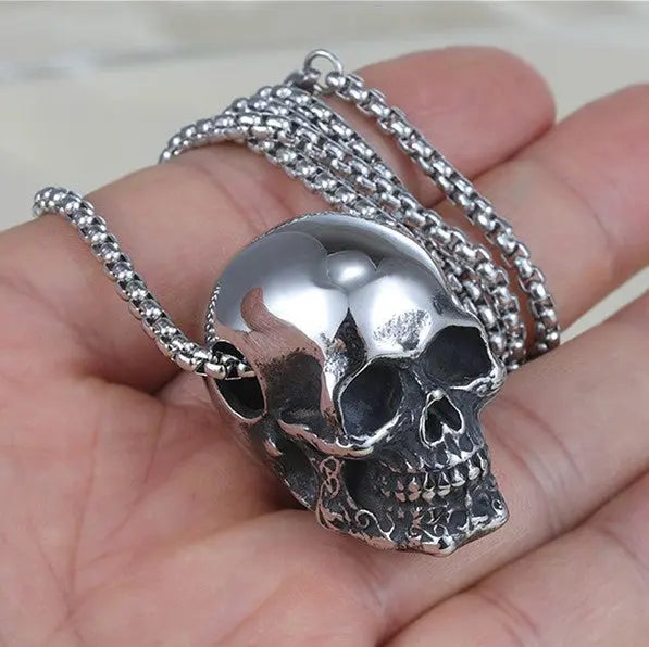 Skull Head Stainless Steel Pendant