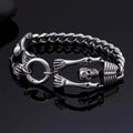 Skull Skeleton Stainless Steel Retro Bracelet