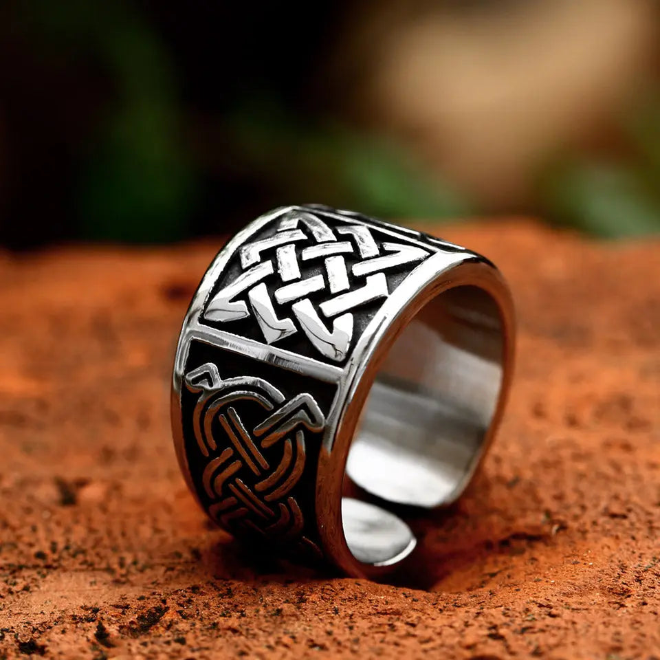 Slavic Star Of Russia Stainless Steel Ring