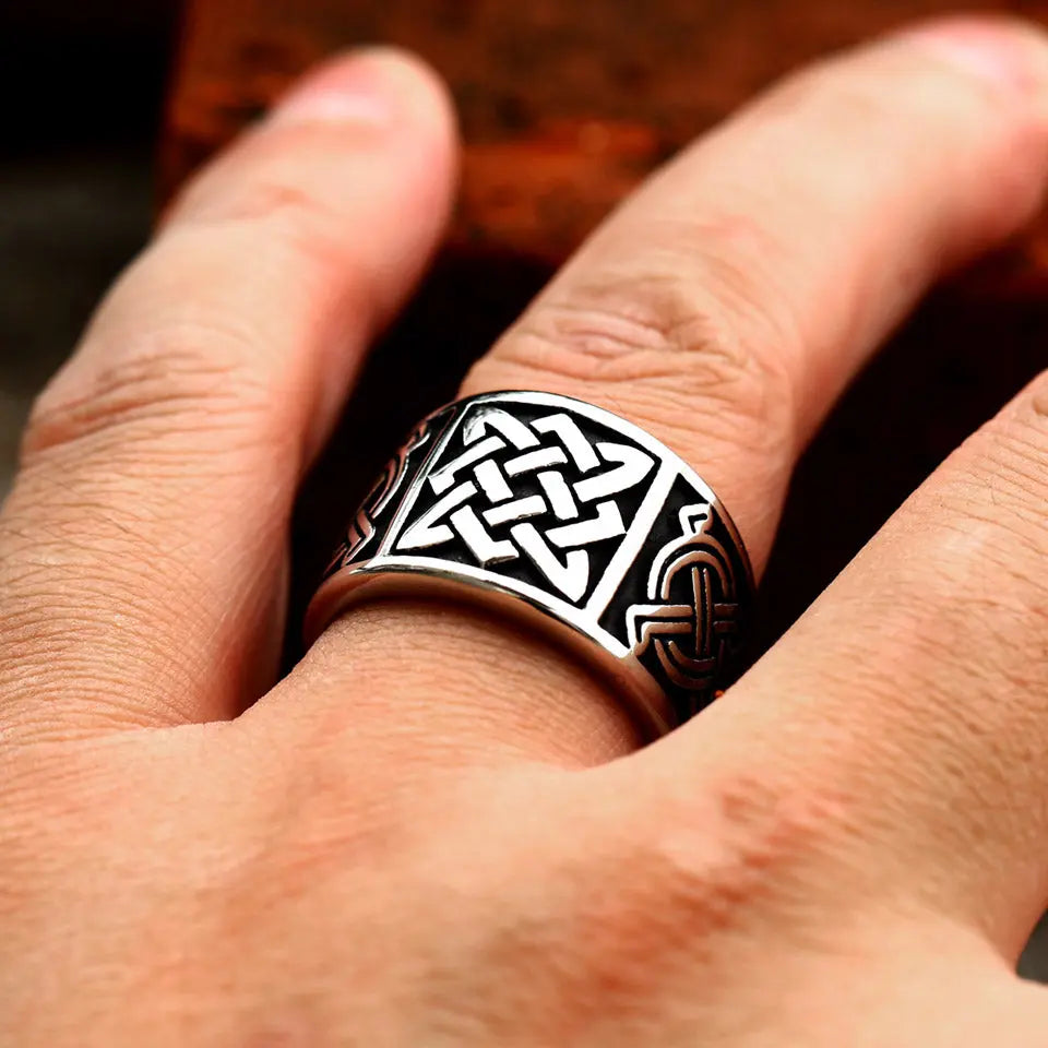 Slavic Star Of Russia Stainless Steel Ring