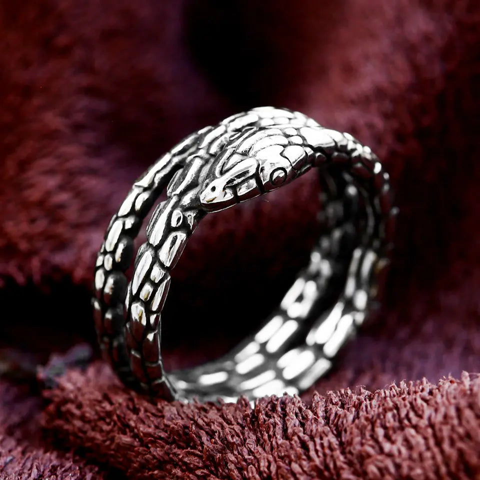 Snake Stainless Steel Ring