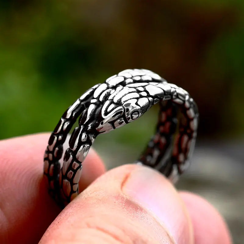 Snake Stainless Steel Ring