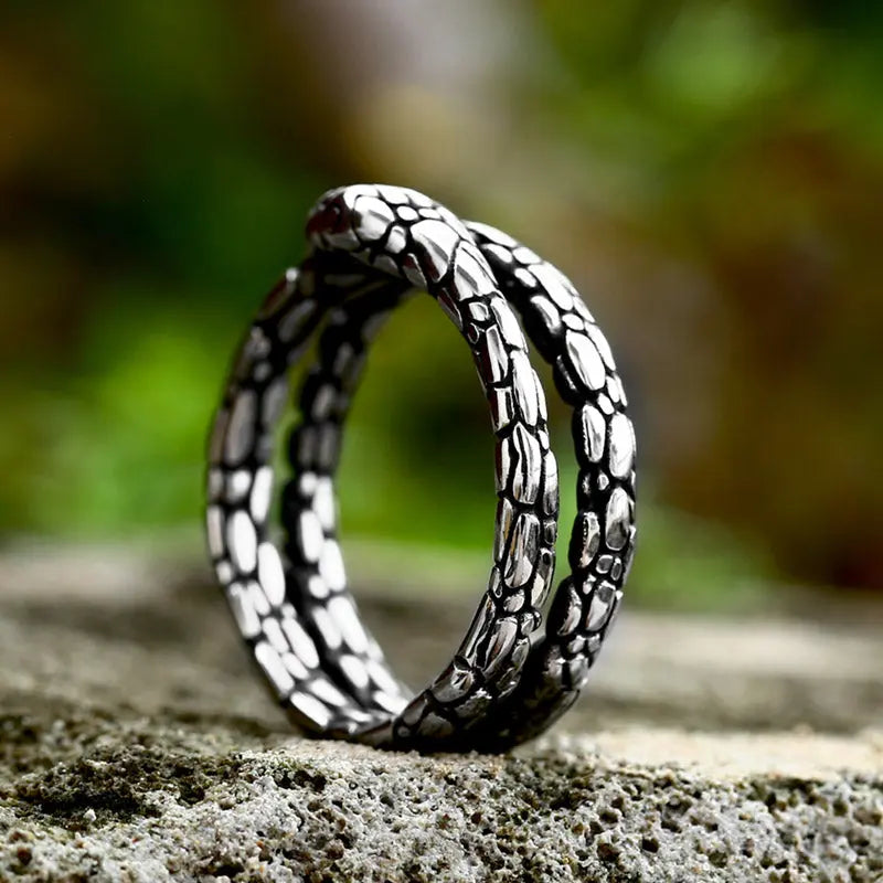Snake Stainless Steel Ring