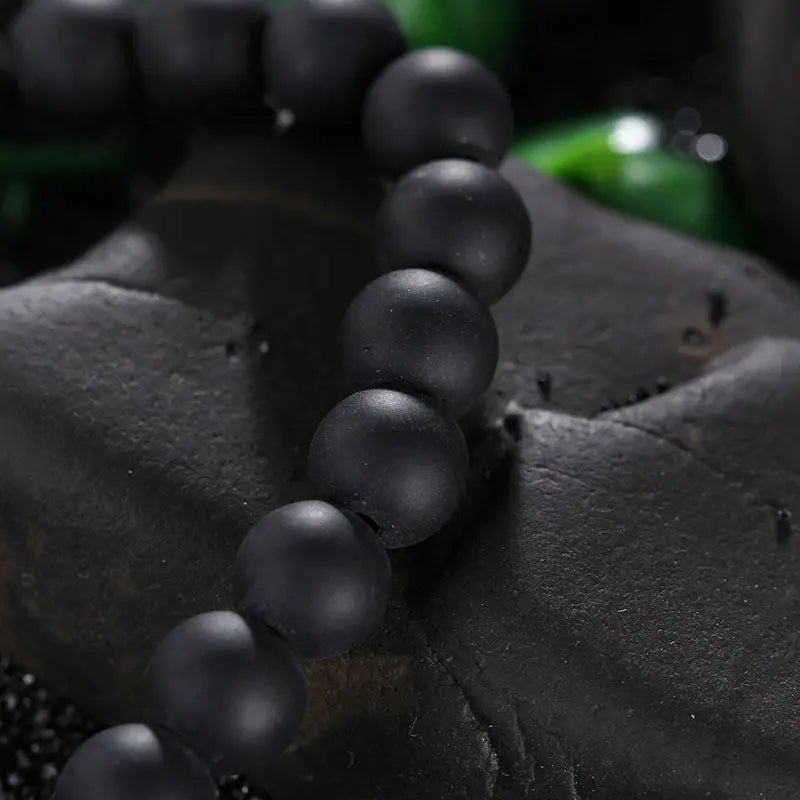 Spartan Stainless Steel Bead Bracelet