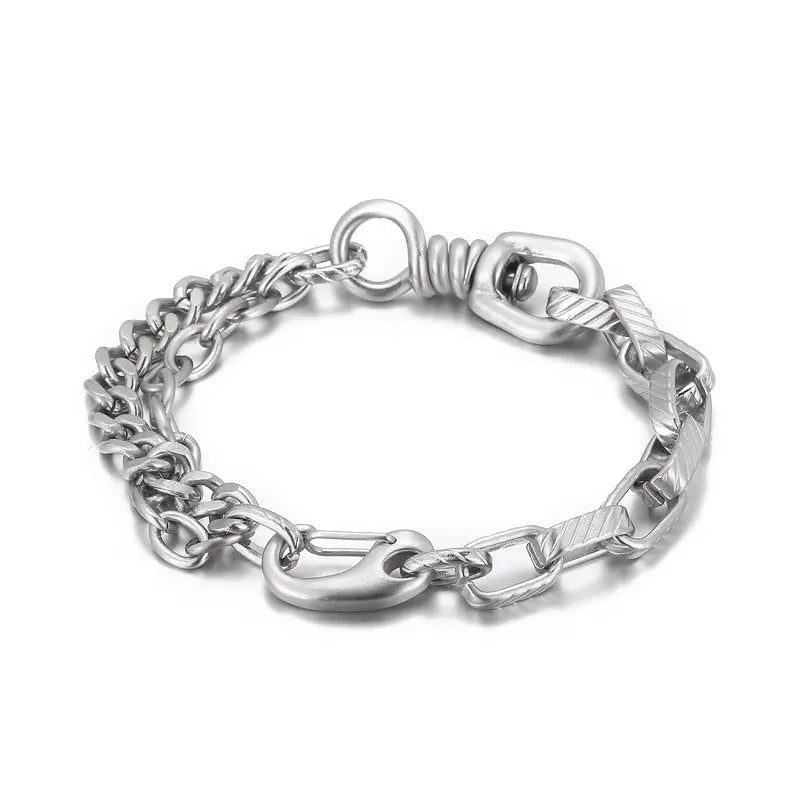 Splice Stainless Steel Men's Bracelet