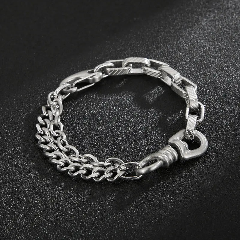 Splice Stainless Steel Men's Bracelet