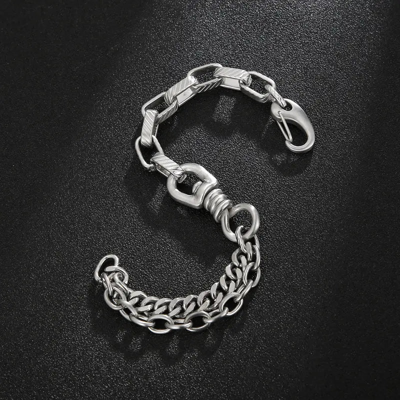 Splice Stainless Steel Men's Bracelet