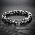 Square Buckle Link Stainless Steel Bracelet