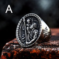 St. Christopher Stainless Steel Ring