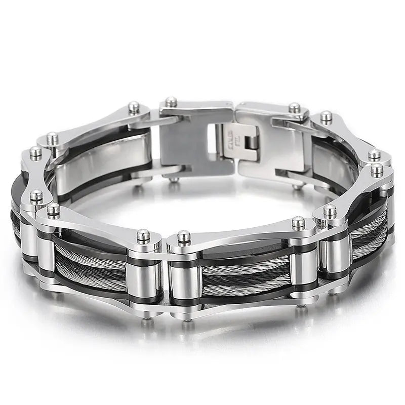 Steel Wire Bike Chain Stainless Steel Bracelet