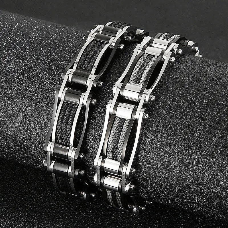 Steel Wire Bike Chain Stainless Steel Bracelet