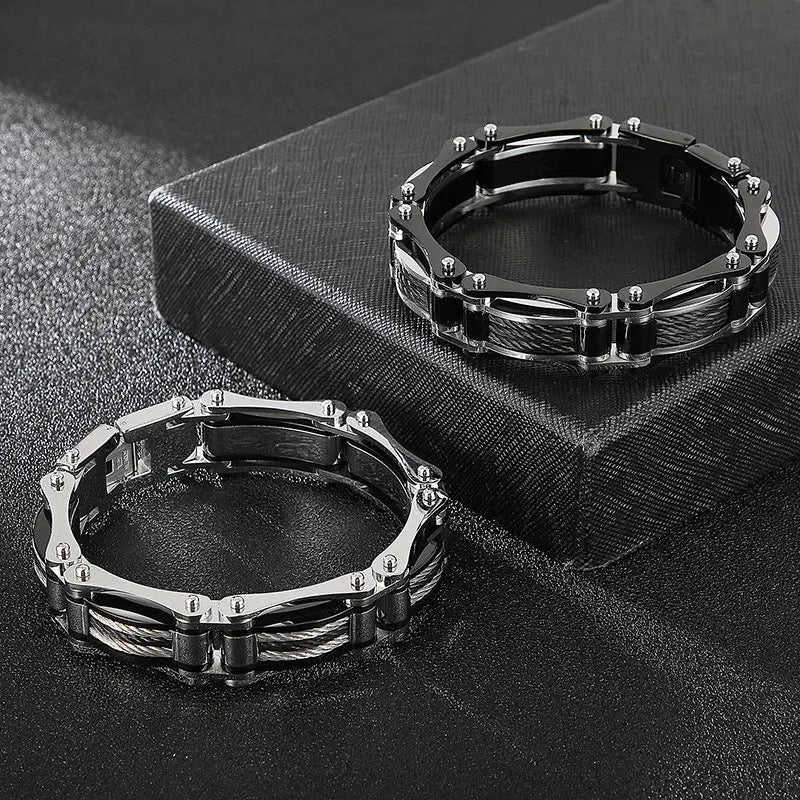 Steel Wire Bike Chain Stainless Steel Bracelet