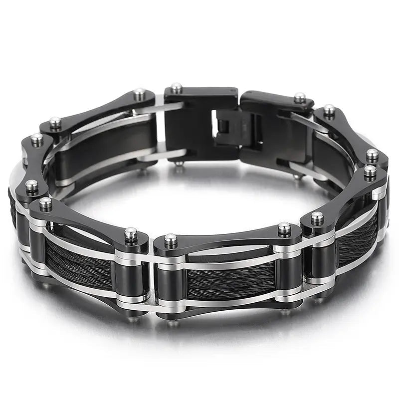 Steel Wire Bike Chain Stainless Steel Bracelet