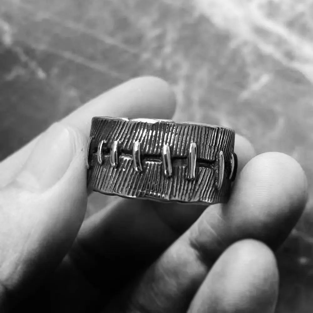 Stitching Stainless Steel Ring