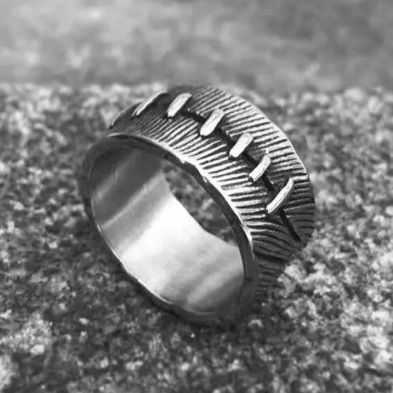 Stitching Stainless Steel Ring