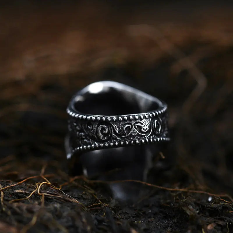 Sugar Skull Stainless Steel Ring