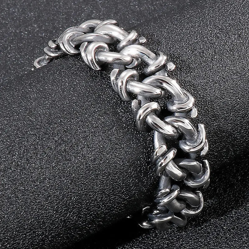 Tangled Chain Stainless Steel Bracelet