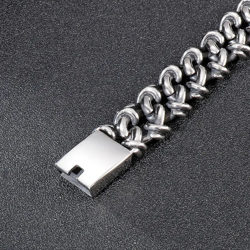 Tangled Chain Stainless Steel Bracelet