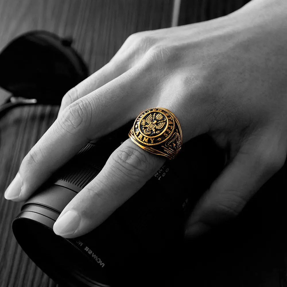 The Great Seal of the United States of America Stainless Steel Ring