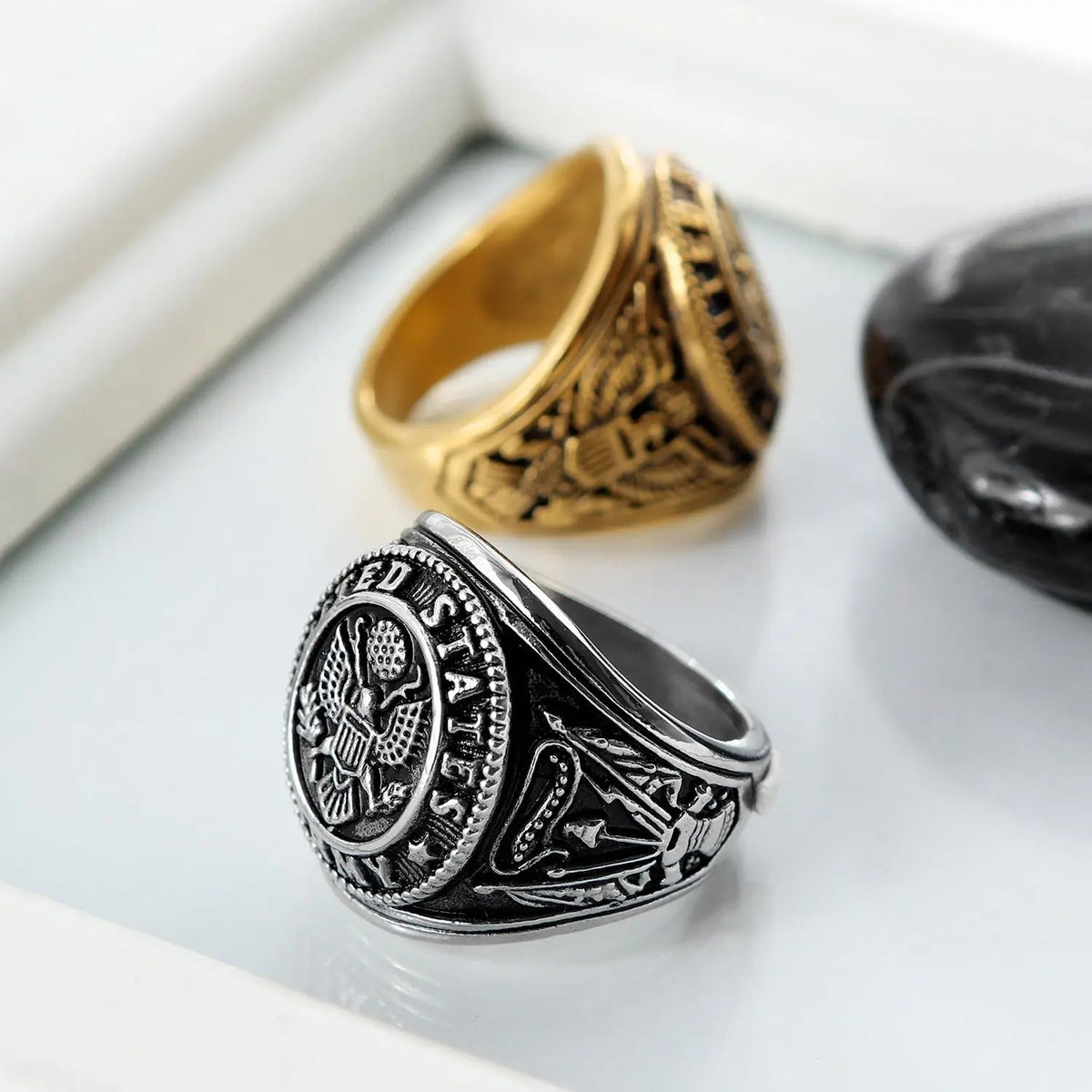 The Great Seal of the United States of America Stainless Steel Ring