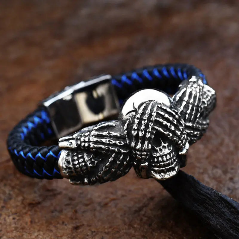 See No Evil Hear No Evil Speak No Evil Bracelet