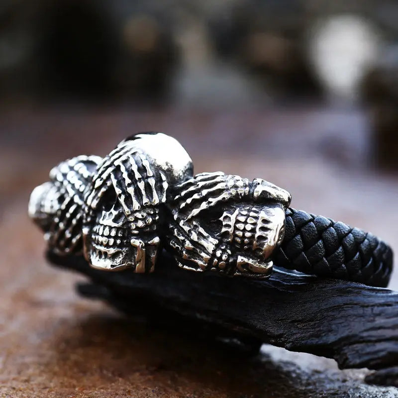 See No Evil Hear No Evil Speak No Evil Bracelet