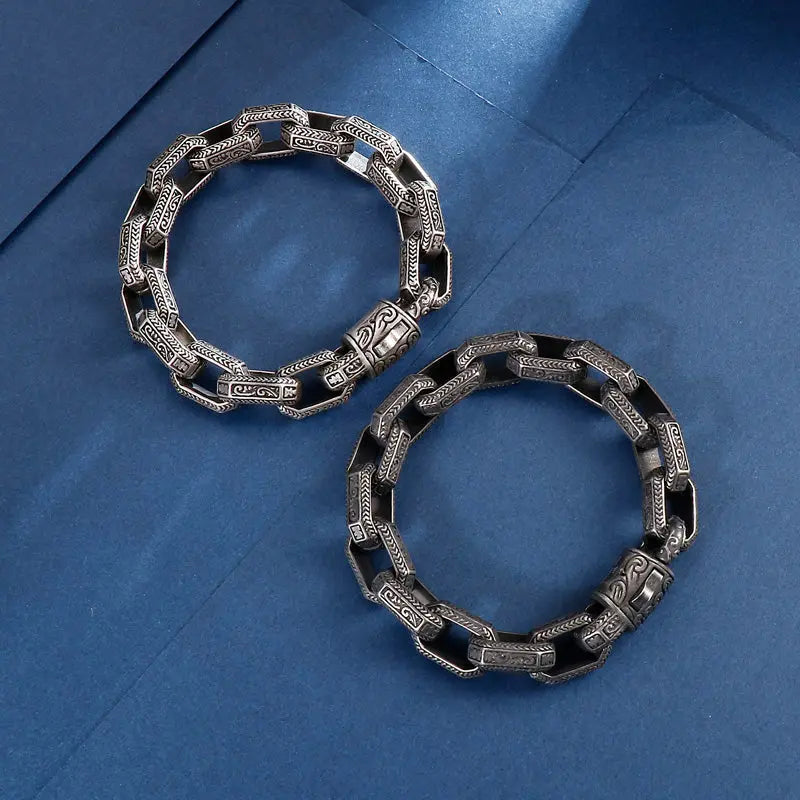 Totem Cable Link Stainless Steel Heavy Bracelet