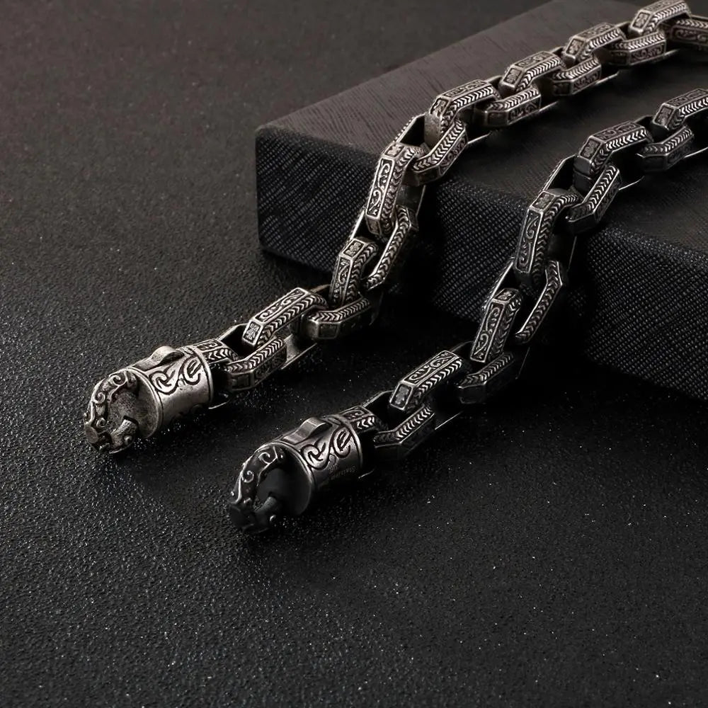 Totem Cable Link Stainless Steel Heavy Bracelet