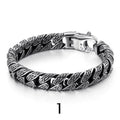 Totem Pattern Cuban Bracelet