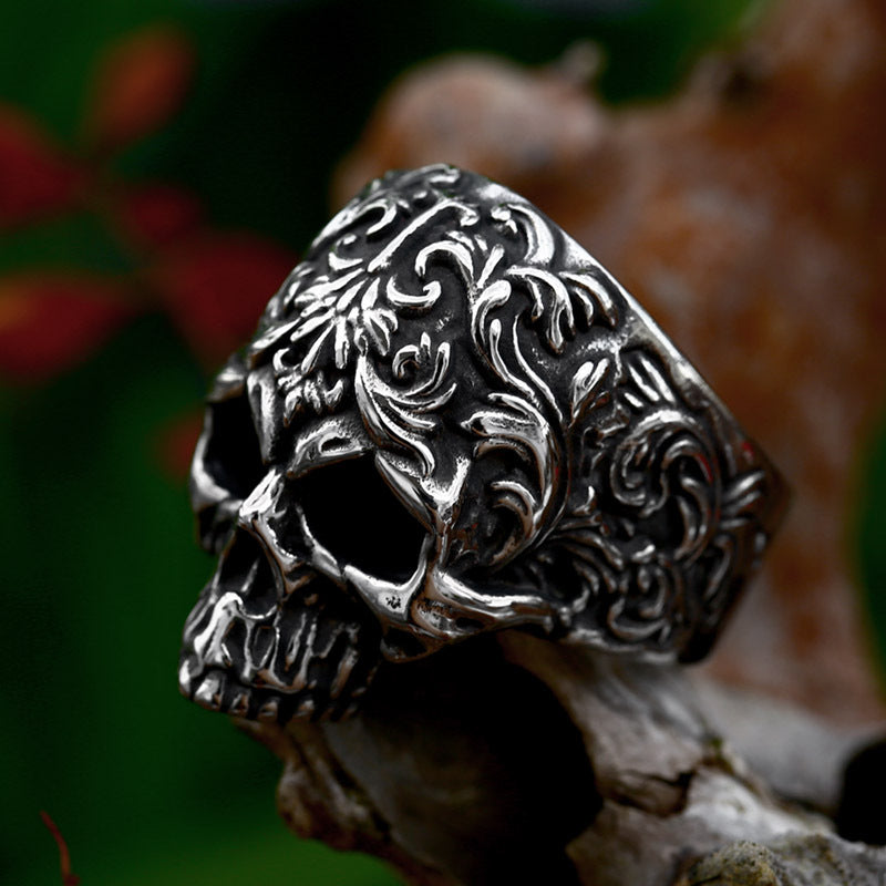 Totem Skull Stainless Steel Ring