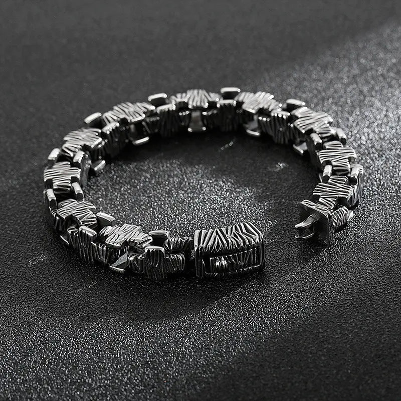 Traces of Vicissitudes Stainless Steel Bracelet