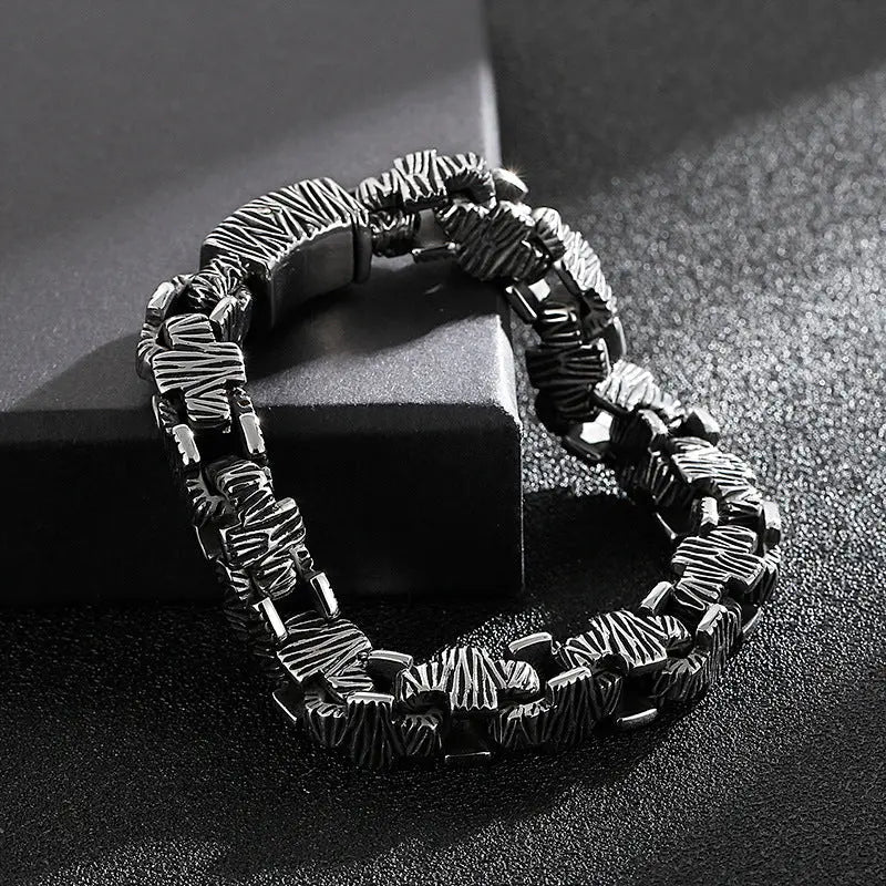 Traces of Vicissitudes Stainless Steel Bracelet