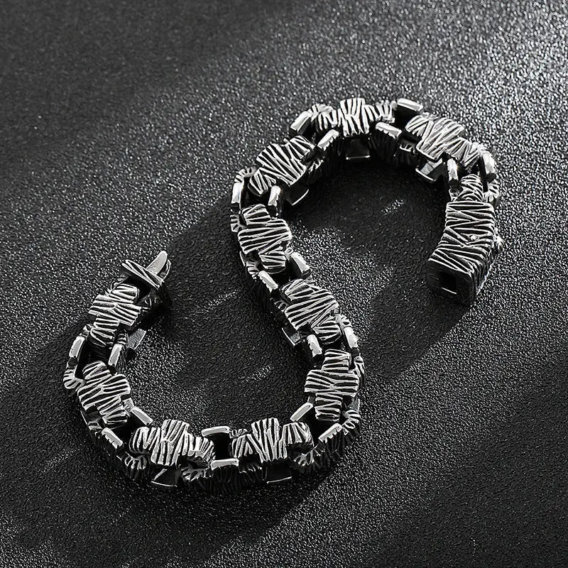Traces of Vicissitudes Stainless Steel Bracelet