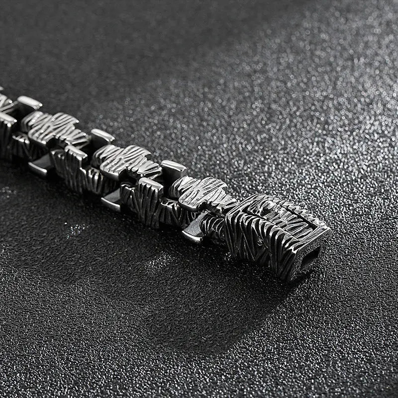 Traces of Vicissitudes Stainless Steel Bracelet