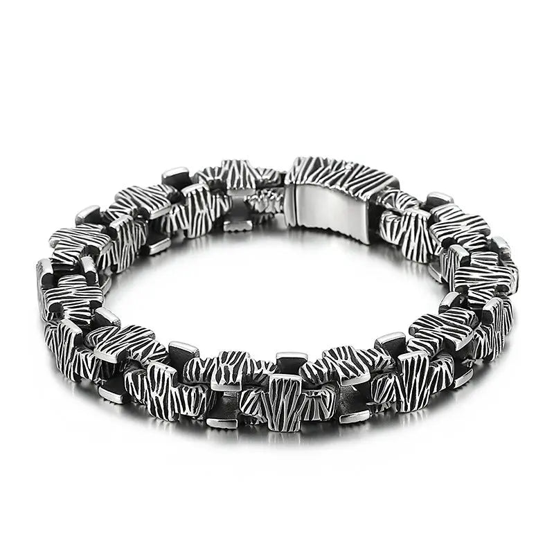 Traces of Vicissitudes Stainless Steel Bracelet