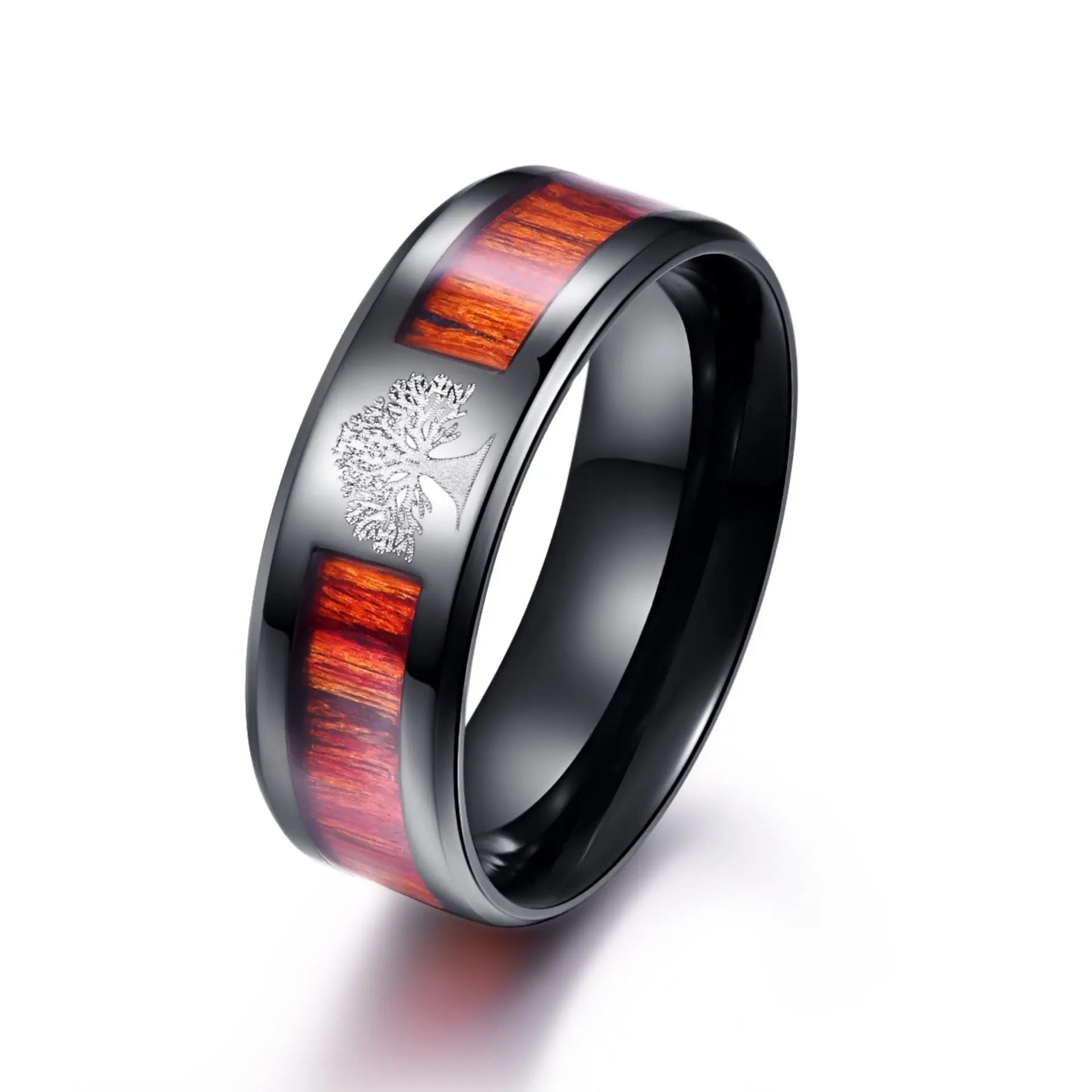 Tree of Life Stainless Steel Wedding Ring
