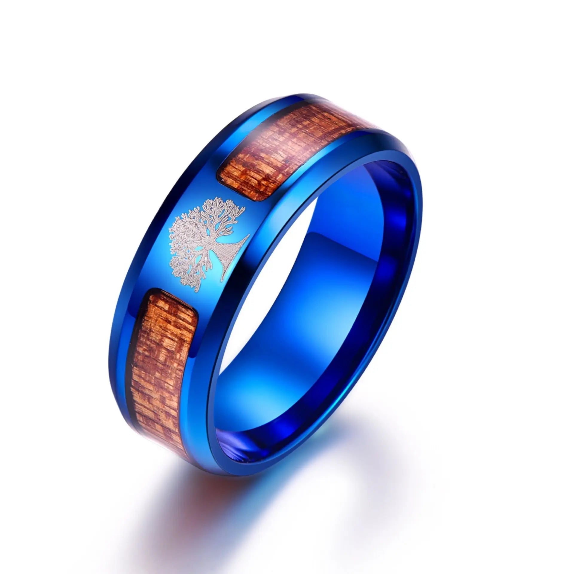 Tree of Life Stainless Steel Wedding Ring