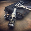 Bottle Shark Skull Keychain