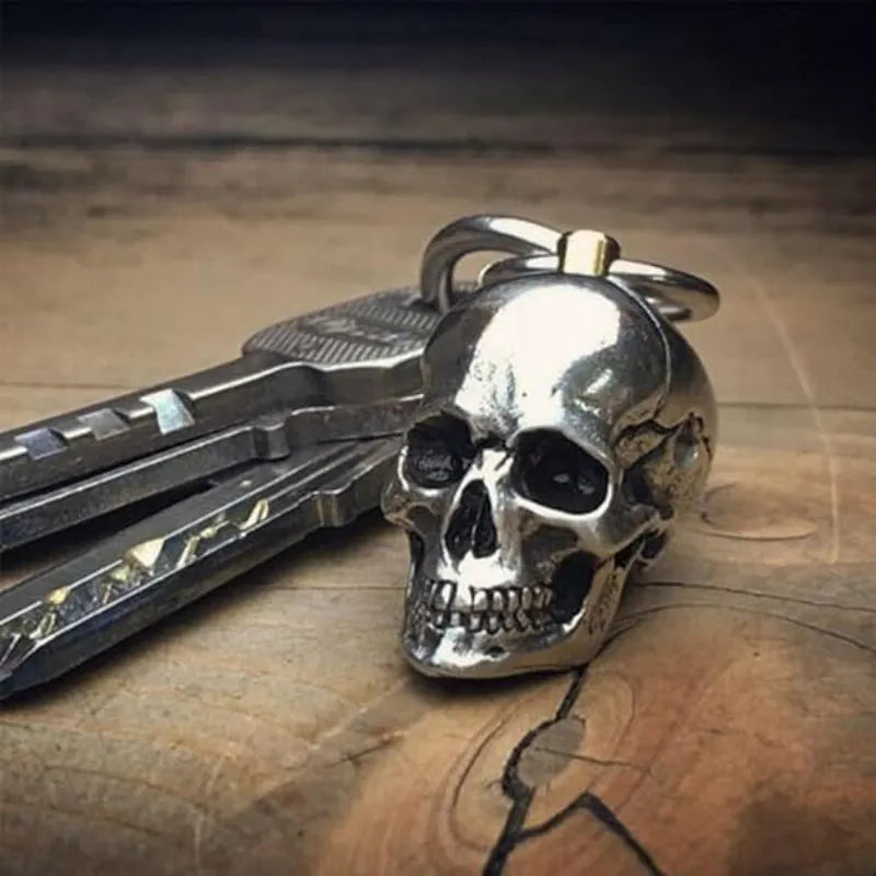 Bottle Shark Skull Keychain