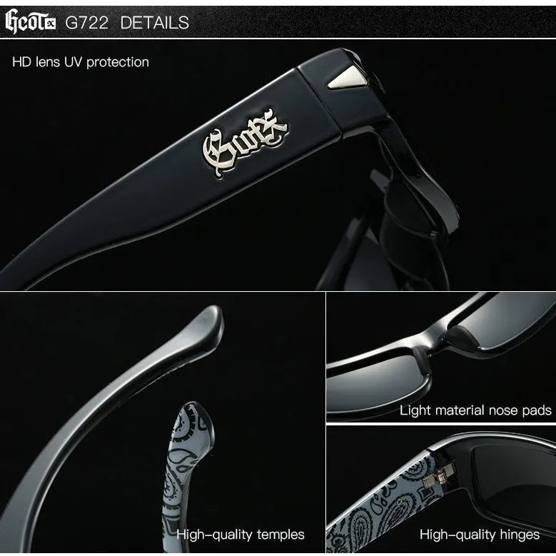Hip Hop Fashion Multicolor G722 Polarized Sunglasses