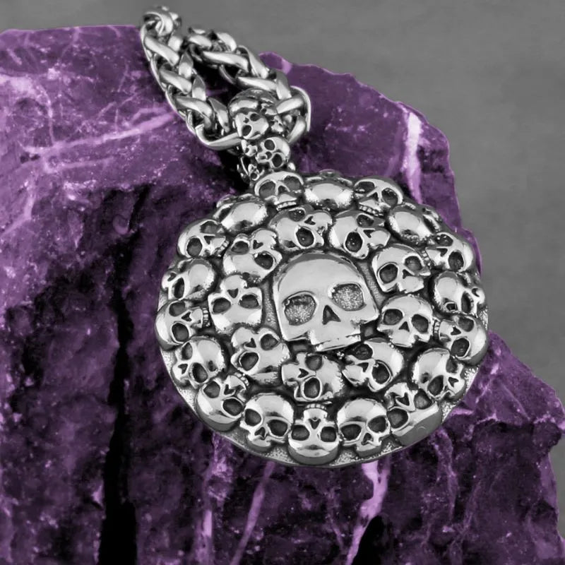 Viking Vintage Skull Stainless Steel Pandant
