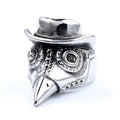 Vintage Crow Skull Stainless Steel Ring