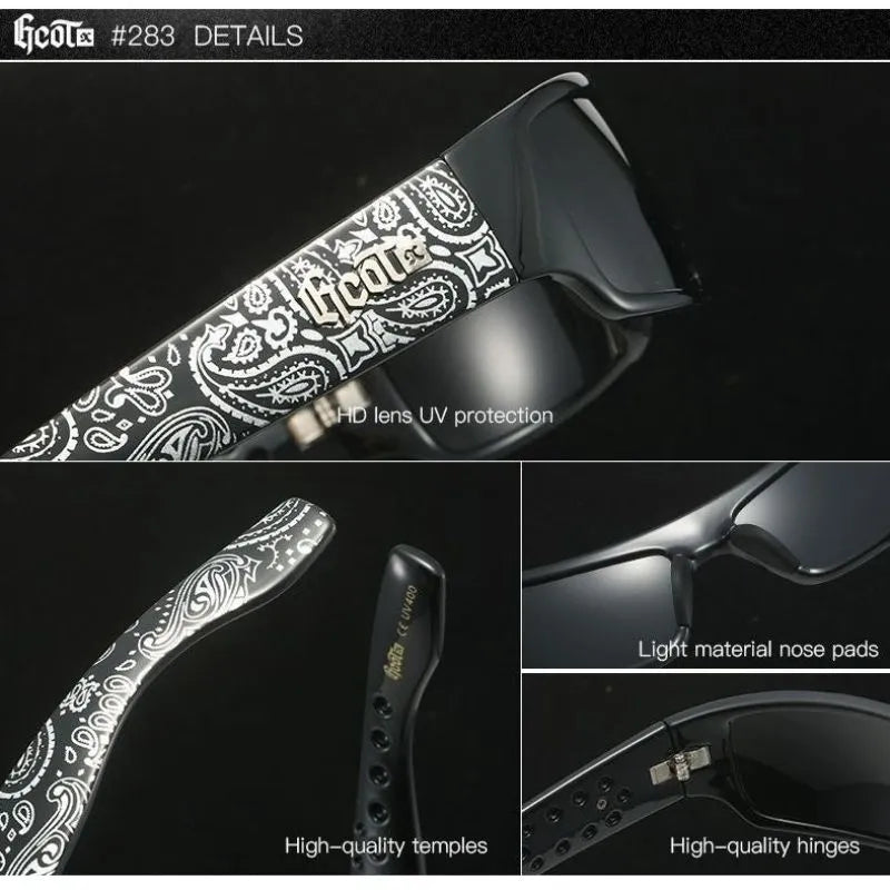 Vintage Punk Hip-Hop Style G283 Polarized Sunglasses