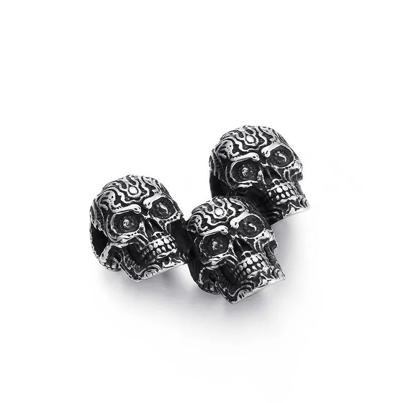 Vintage Punk Skull Stainless Steel Pendant