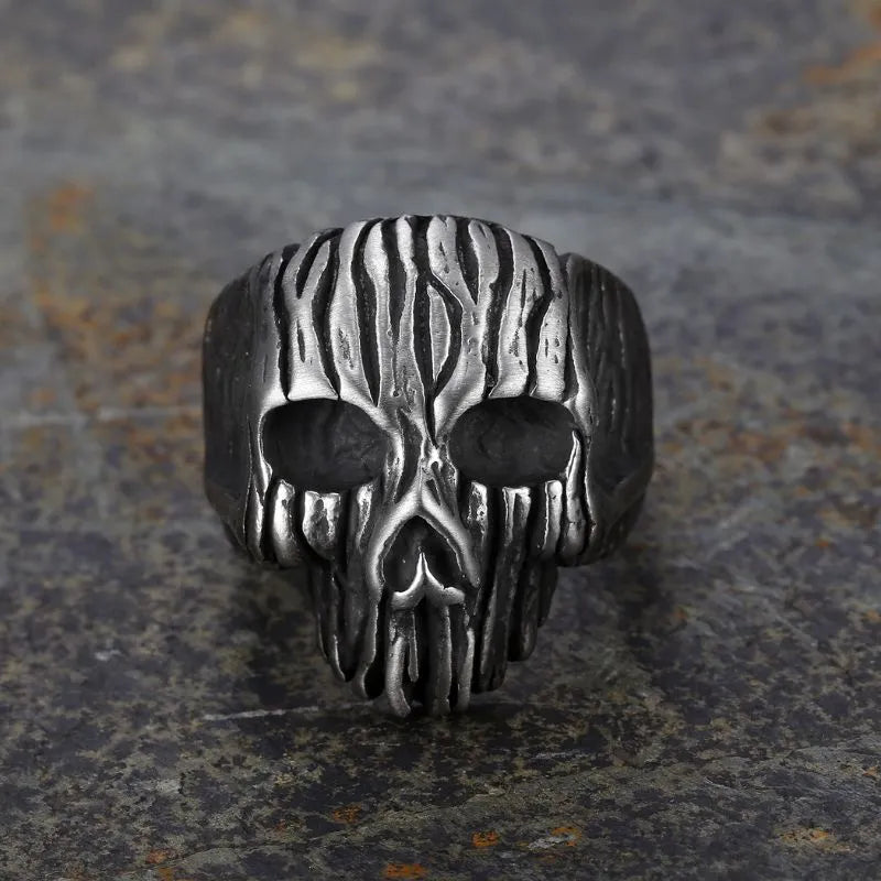 Vintage Skull Stainless Steel Ring