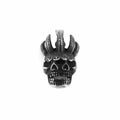 Gothic Vintage Double Skull Pendant