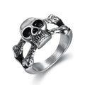 Vintage Gothic Stainless Steel Skull Ring