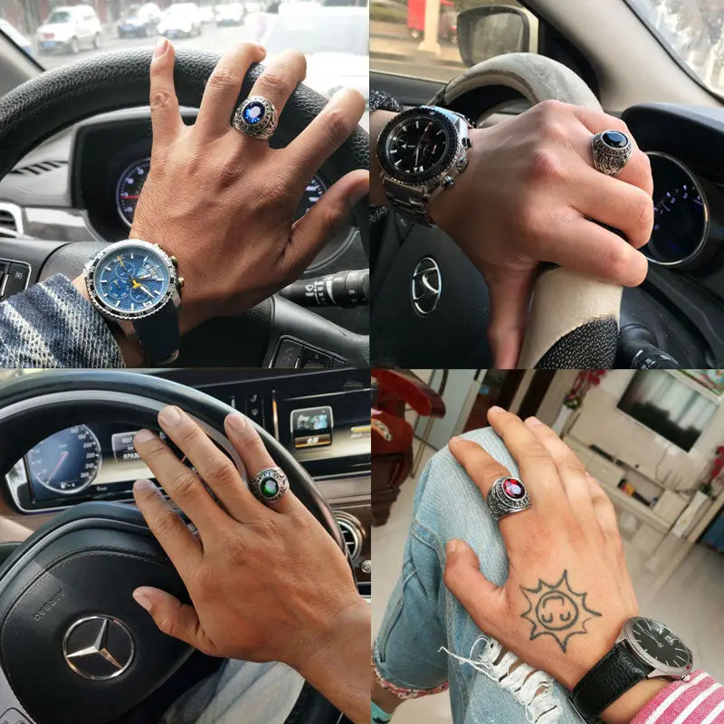 US Army Gemstone Ring