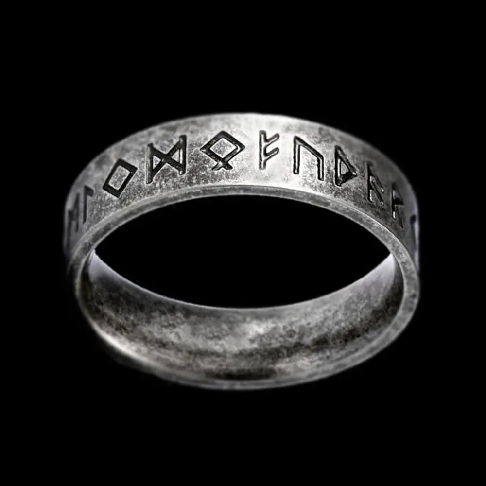 Viking Runes Stainless Steel Ring