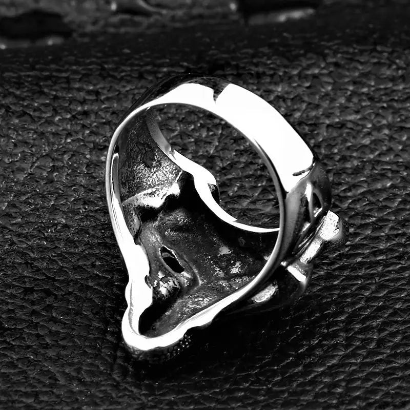 Viking Wolf Head Stainless Steel Vintage Ring